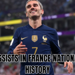most assists in france national team history